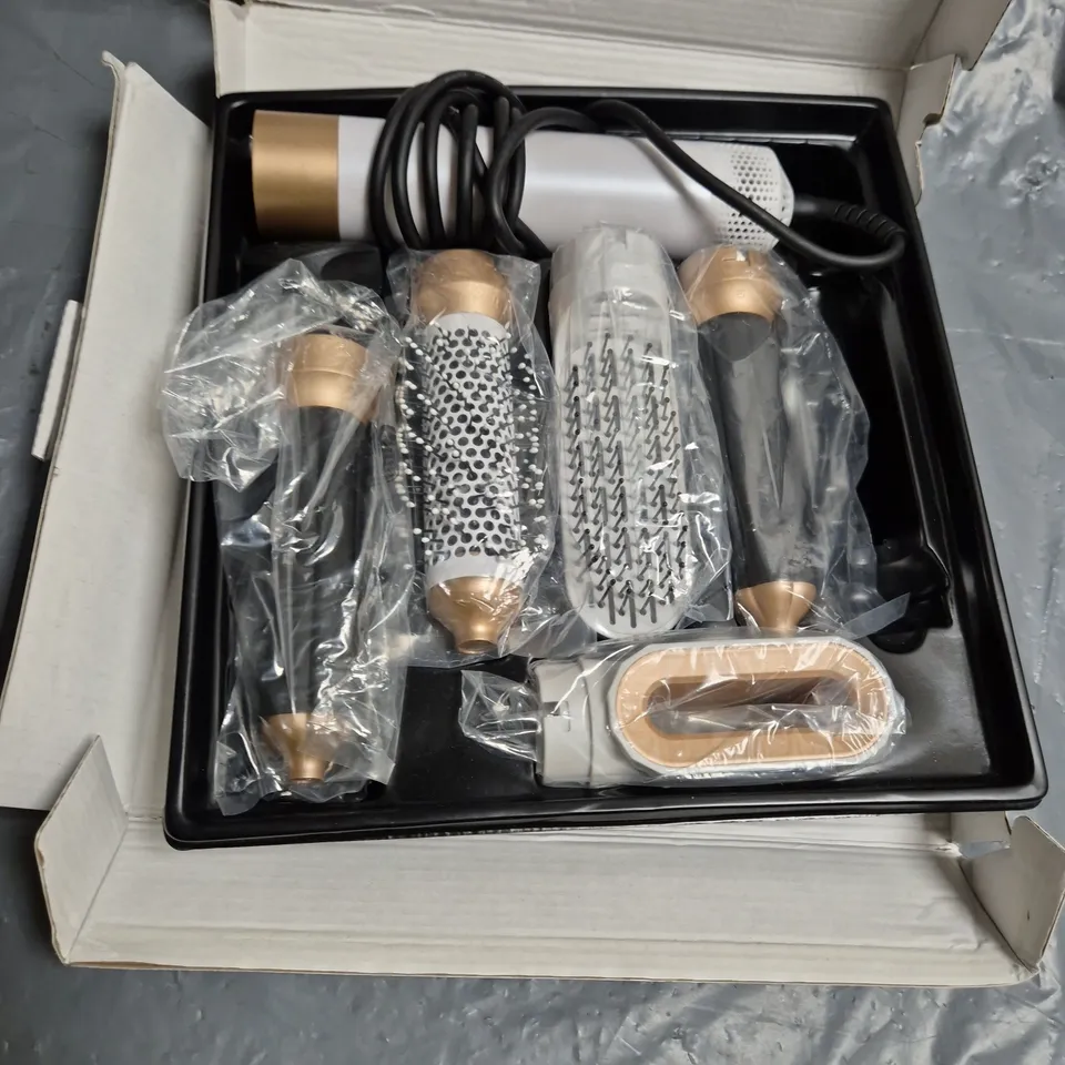BOXED 5 IN 1 HAIR DRYER BRUSH SET