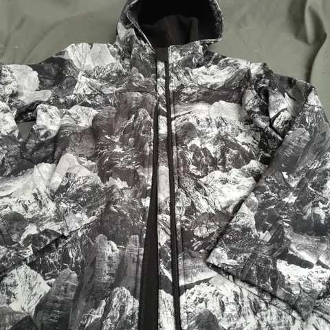 MOUNTAIN WAREHOUSE EXODUS 2 KIDS PRINTED WATER RESISTANT JACKET - SIZE 11-12 YEARS