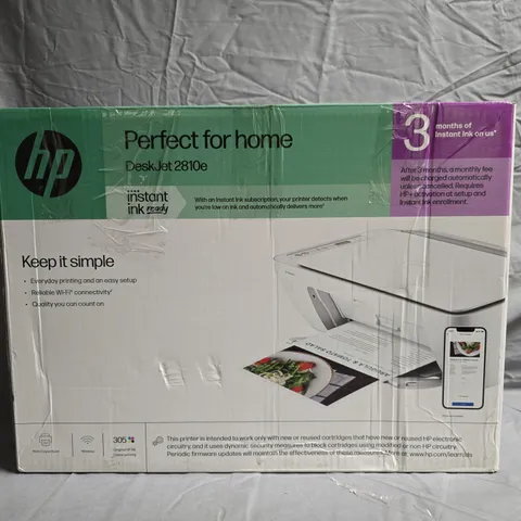 HP DESKJET 2810E PRINTER – WHITE ALL-IN-ONE