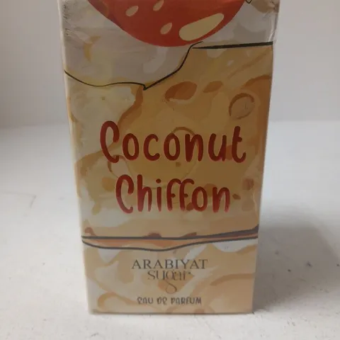 BOXED AND SEALED ARABIYAT SUGAR COCONUT CHIFFON EAU DE PARFUM - 100ML