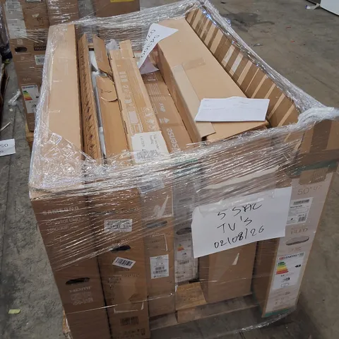 PALLET CONTAINING 6 ASSORTED DAMAGED TVS