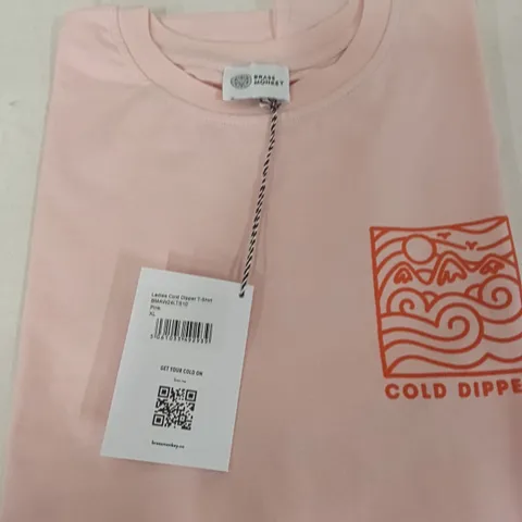 BOX OF BRASS MONKEY T-SHIRTS - PINK SIZE XL APPROXIMATELY 16