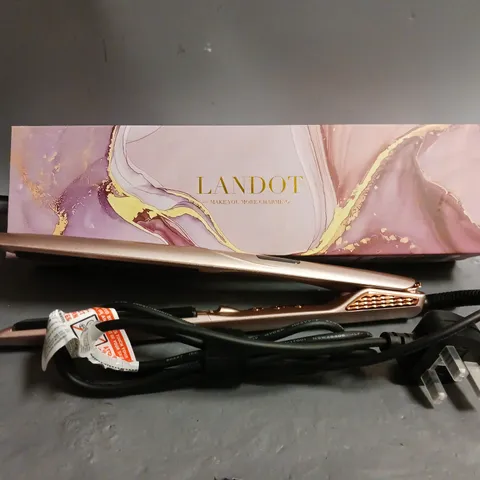 BOXED LANDOT FLAT IRON HAIR STRAIGHTNER