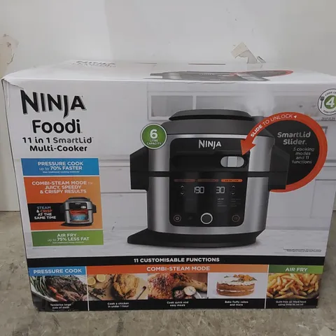 BOXED NINJA FOODI 11 IN 1 SMARTLID MULTI-COOKER (1 BOX)