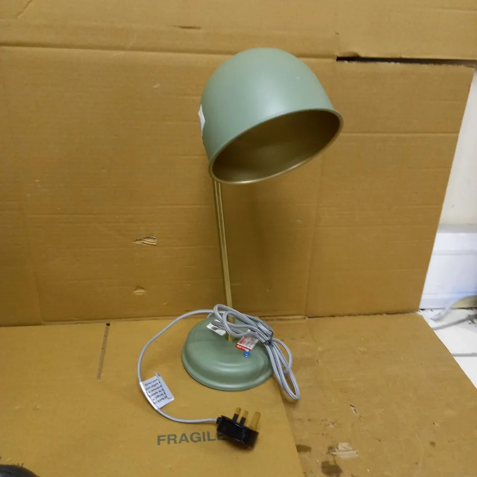 JOHN LEWIS TABLE LIGHT BALWIN GREEN 