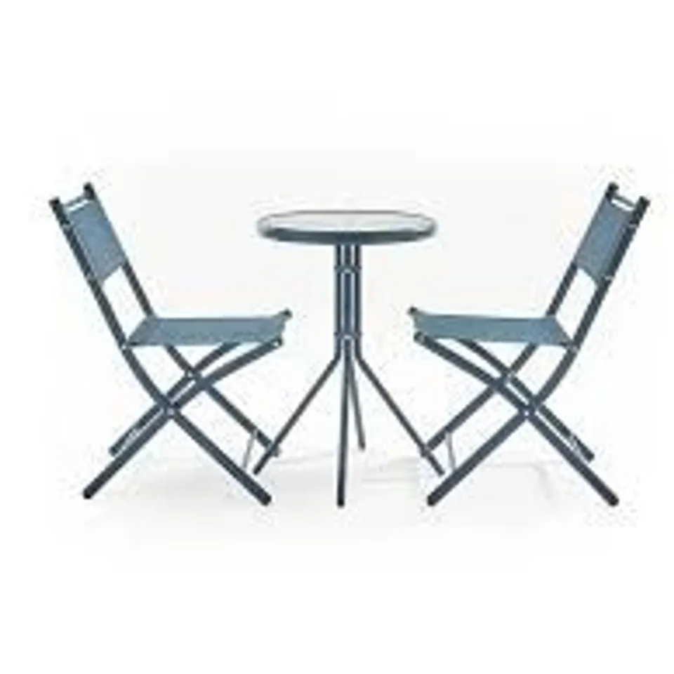 HAWAII 3-PIECE BISTRO SET BLUE