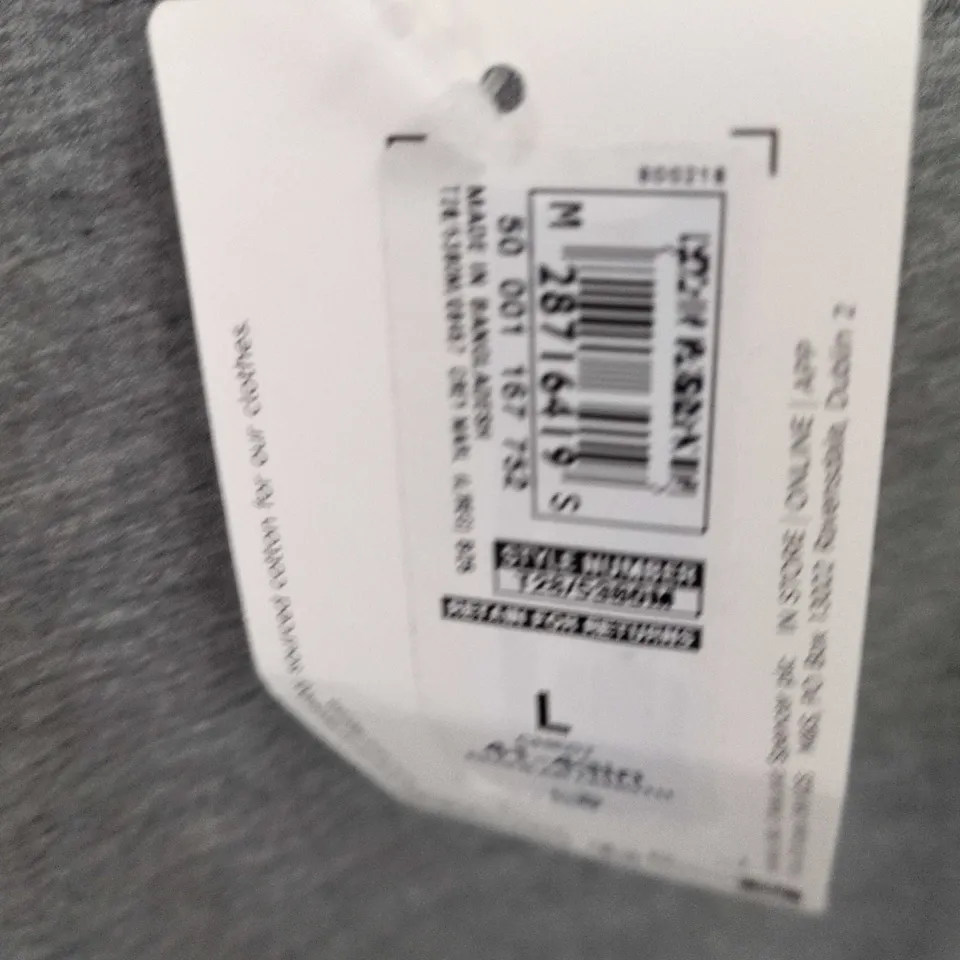 M&S MEN'S GREY COTTON T‑SHIRT – SIZE L, RESPONSIBLY SOURCED COTTON
