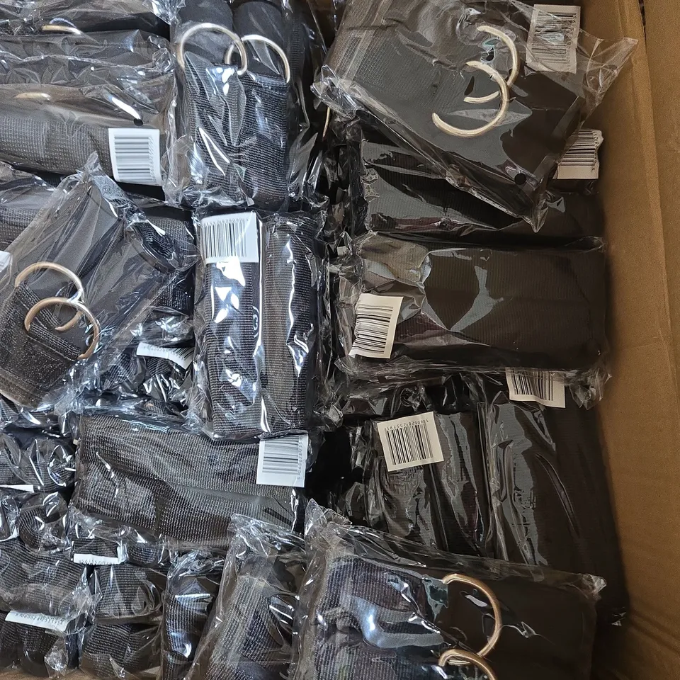 BOX OF APPROXIMATELY 130 LISA FIT FOAM HANDLE SPARES FOR RESISTANCE BAND SET IN BLACK