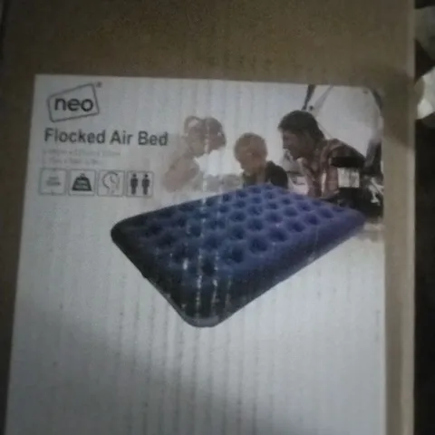 FLOCKED AIR BED SINGLE 