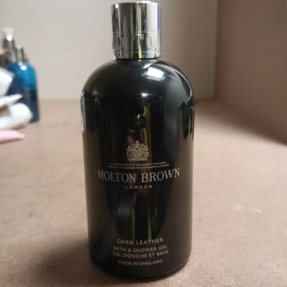 MOLTON BROWN LONDON DARK LEATHER BATH & SHOWER GEL