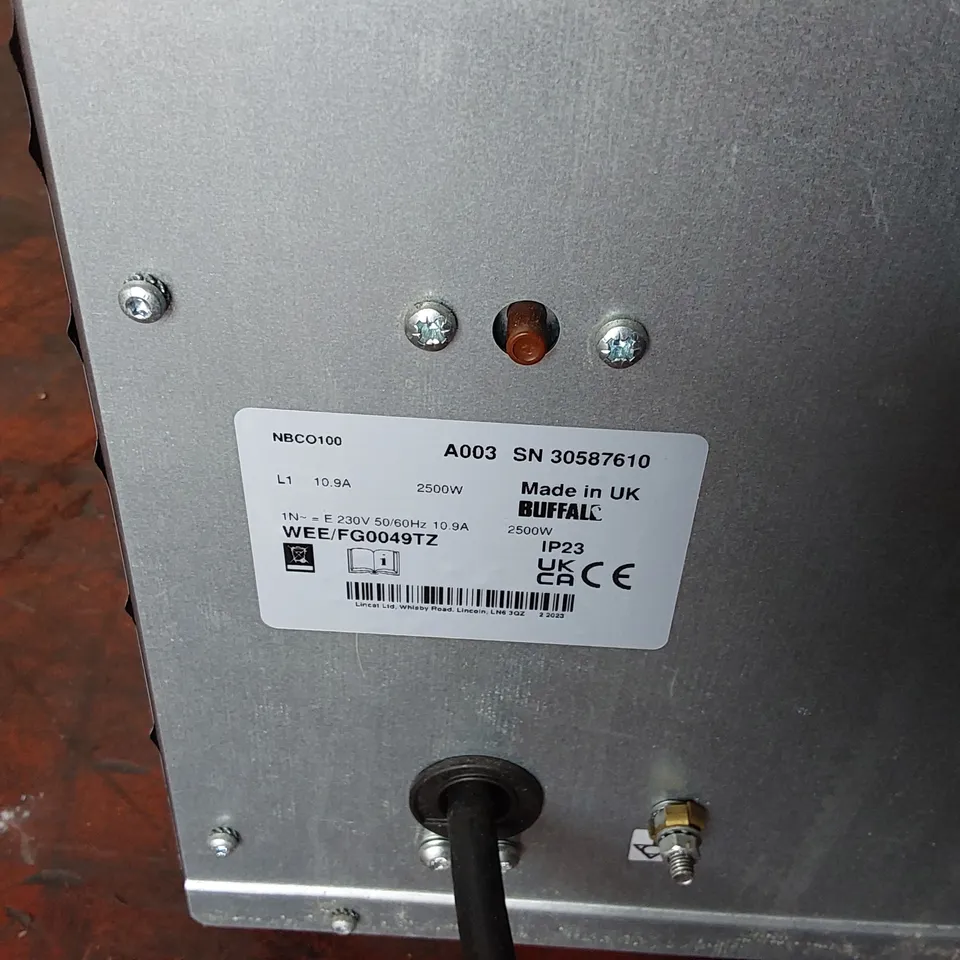 BUFFALO NBCO100 COMMERCIAL ELECTRIC CONVECTION OVEN