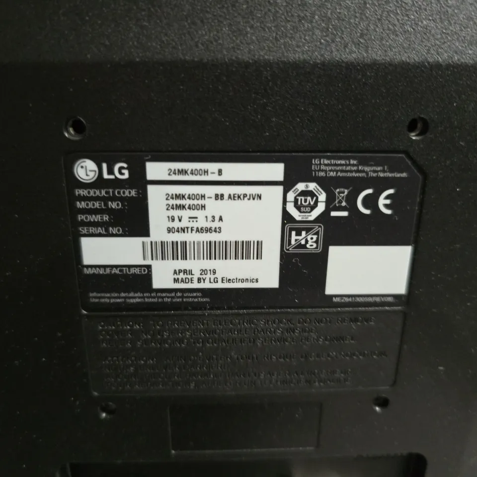LG 24MK400H-B 24-INCH MONITOR