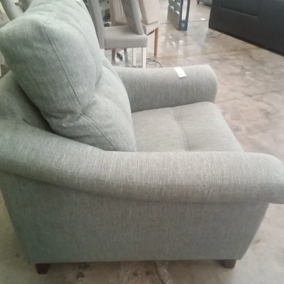 DESIGNER G PLAN MADE RILEY CHAIR - MORELLA WAVE FABRIC 