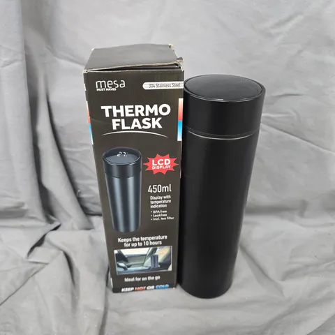 BOXED MESA THERMO FLASK 450ML β STAINLESS STEEL