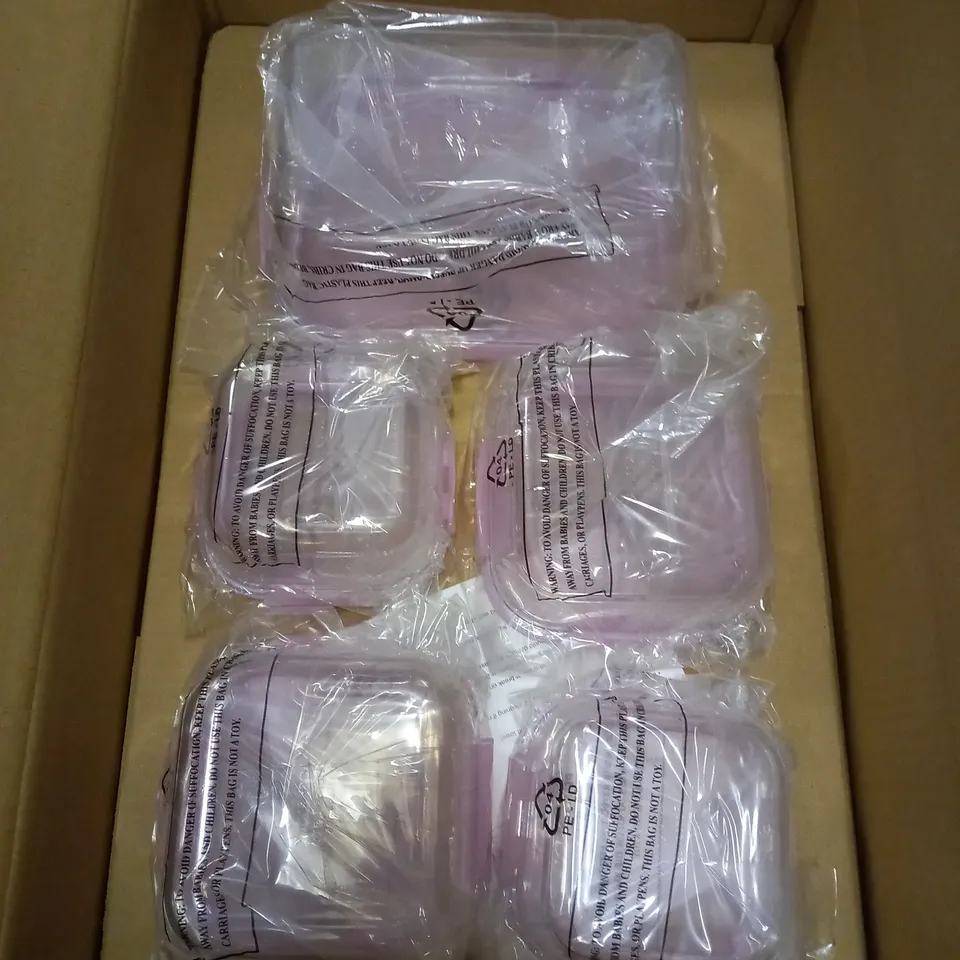LOCK & LOCK OVEN SAFE GLASS FOOD STORAGE CONTAINERS