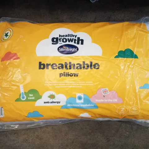 PALLET CONTAINING APPROXIMATELY 62 SILENTNIGHT BREATHABLE PILLOWS