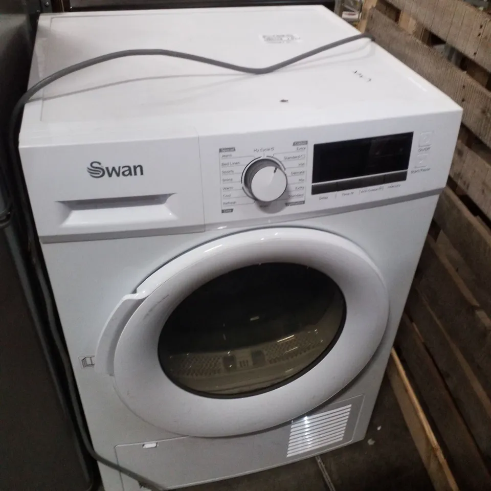 SWAN STC75110W 8KG LOAD CONDENSER TUMBLE DRYER