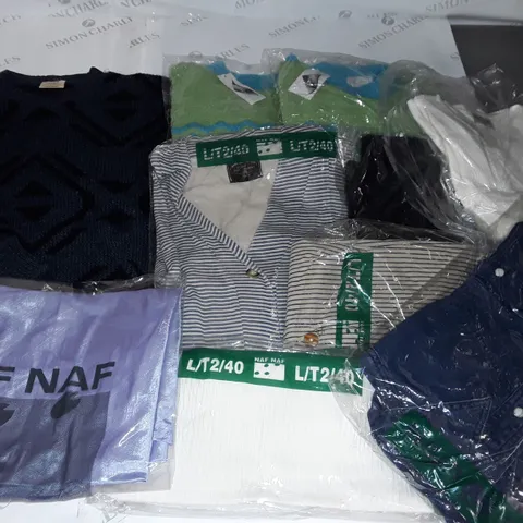 LOT OF 10 ASSORTED CLOTHING ITEMS IN VARIOUS SIZES