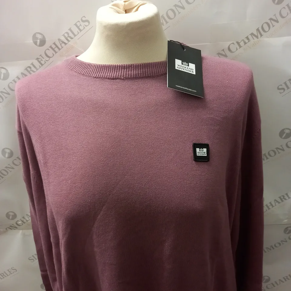 WEEKEND OFFENDER KNITTED SWEATSHIRT SIZE XXL