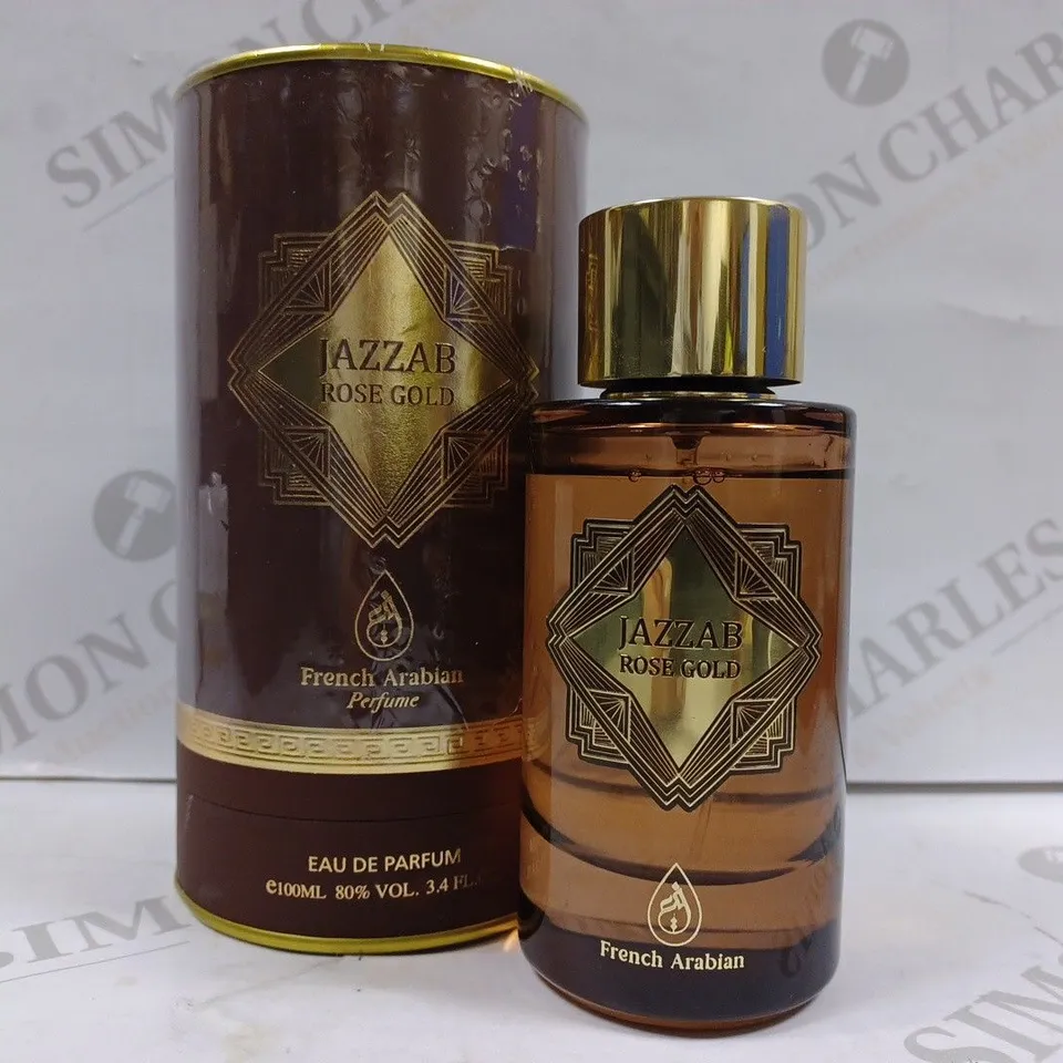 JAZZAB ROSE GOLD FRENCH ARABIAN PERFUM EAU DE PARFUM 100ML 