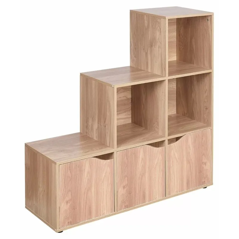 BOXED JACKELINE BOOKCASE - OAK (1 BOX)