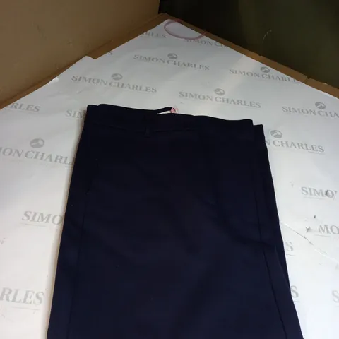 BODEN WIDE LEG NAVY BLUE TROUSERS SIZE 12R