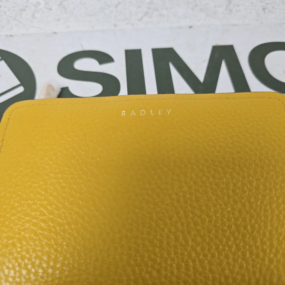 RADLEY LONDON YELLOW LEATHER WALLET