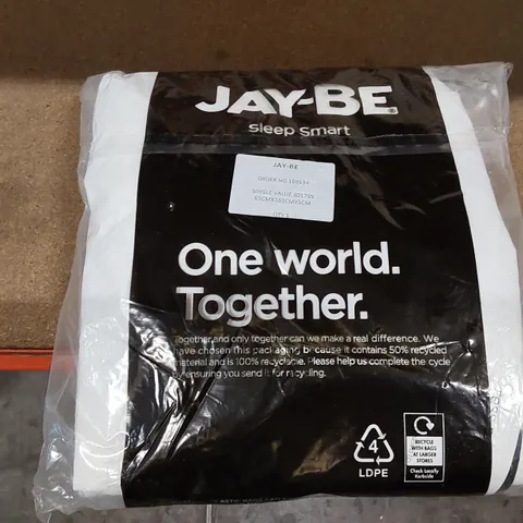 BAGGED JAY-BE WATERPROOF MATTRESS PROTECTOR - 65 x 183 x 5CM