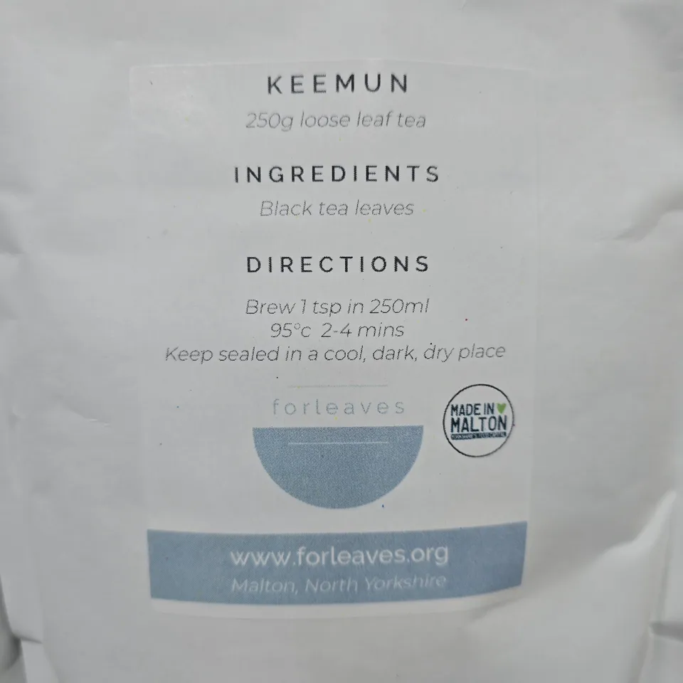 LOT OF 2 KEENUM LOOSE BLACK TEA LEAVES