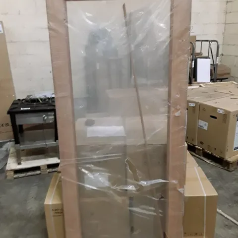 FULL SCREEN (NO GLASS) OAK INTERNAL DOOR 78"×33" 44MM