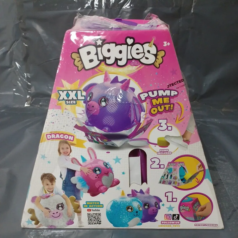 BIGGIES XXL SIZE PUMP UP TOY PURPLE