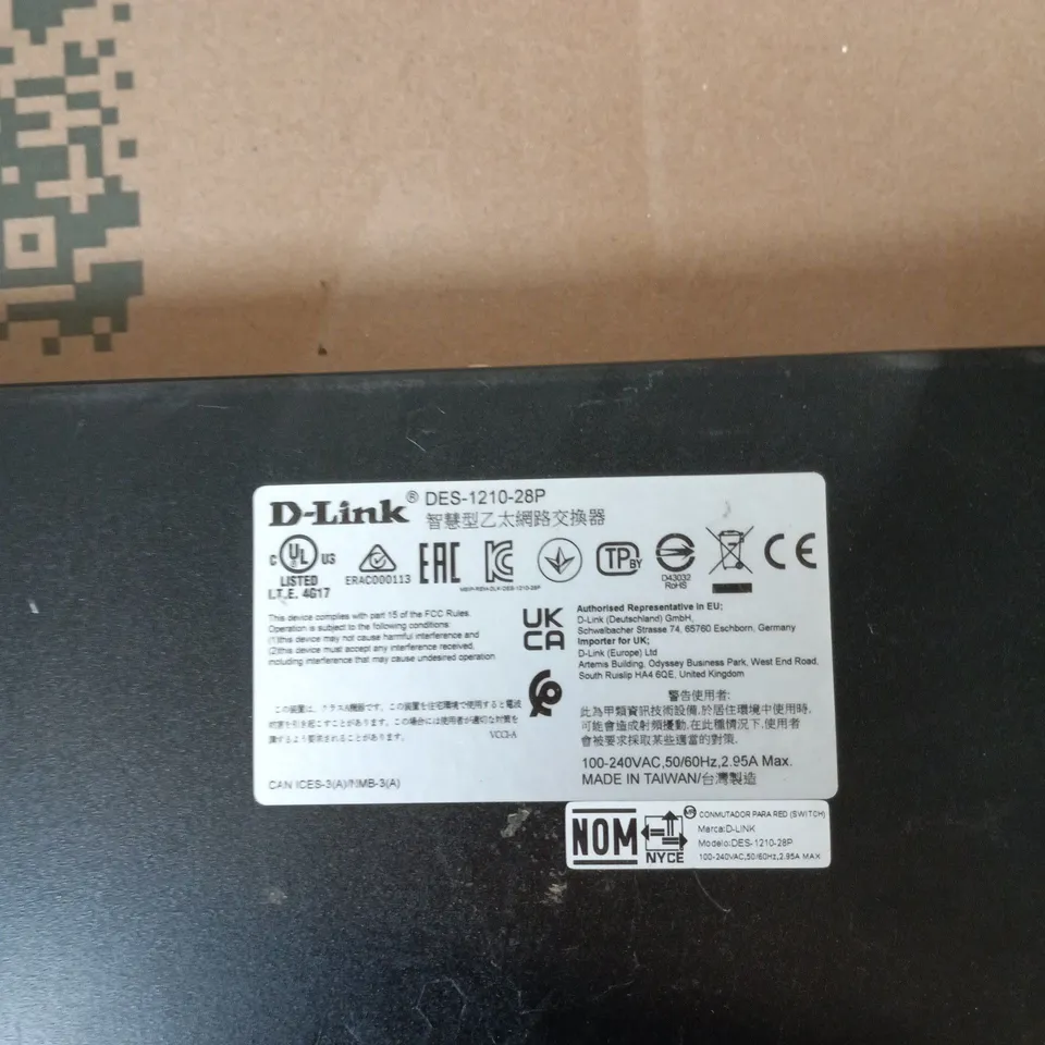 D-LINK DES-1210-28P WEB SMART SWITCH – 28-PORT POE