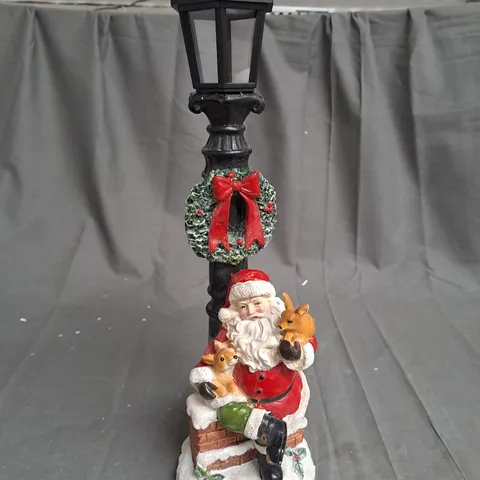 BOXED FESTIVE PRE-LIT LAMPOST GINGER BREAD