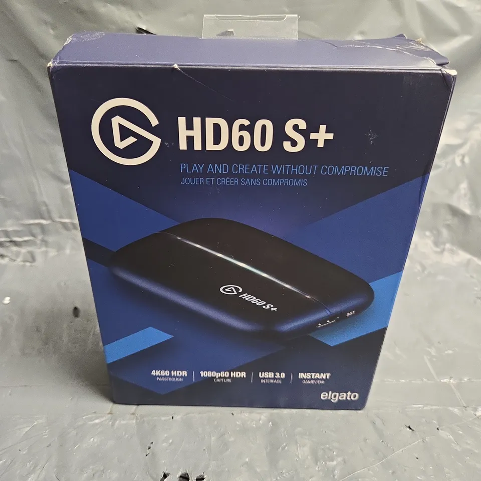 ELGATO HD60 S+ EXTERNAL CAPTURE CARD – BOXED