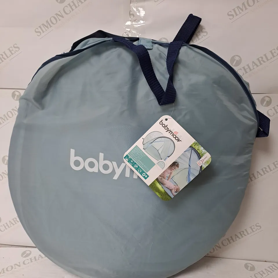 BABYMOOV ANTI UV POP UP PLAY TENT 50+ UPF PROTECTION - BLUE WAVES RRP £37