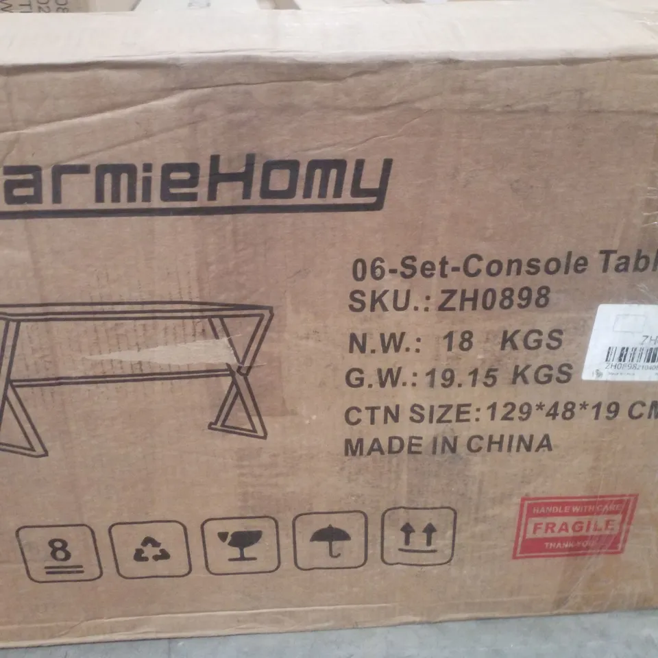 BOXED WARMIEHOMY CONSOLE TABLE