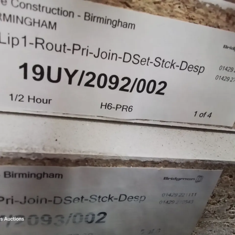 PALLET OF APPROXIMATELY 10 CERTIFIED FIRE DOORS