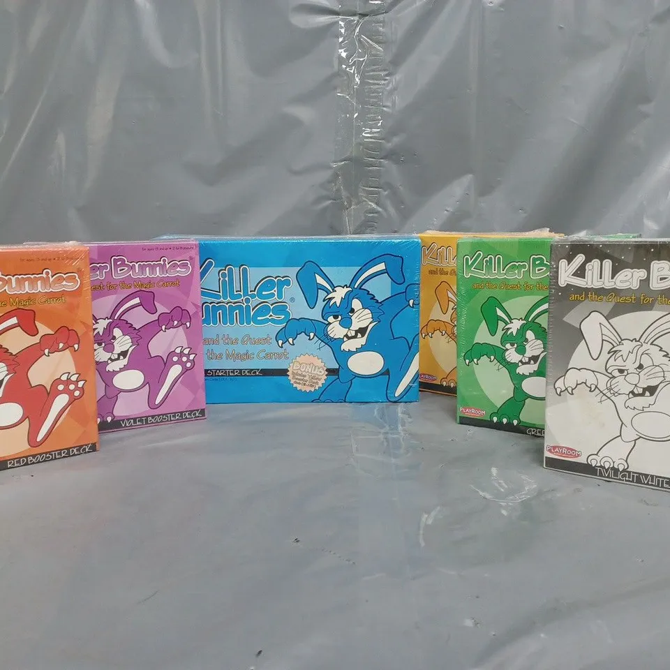 KILLER BUNNIES AND THE QUEST FOR THE MAGIC CARROT STARTER DECK AND BOOSTER DECKS