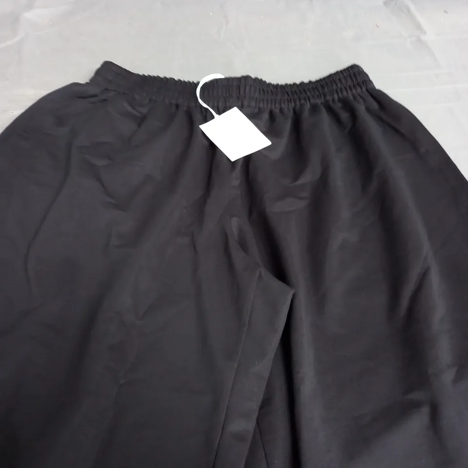 COS BLACK BAGGYTROUSERS - LARGE