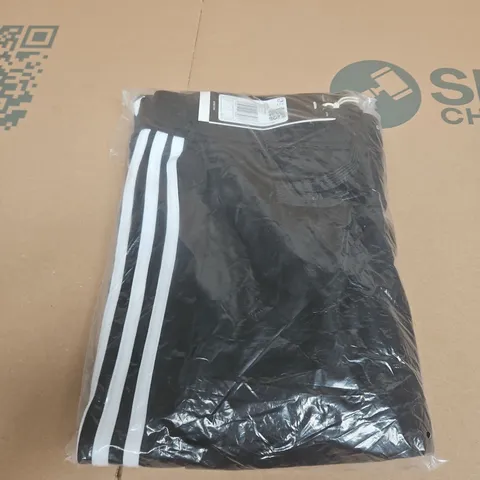 ADIDAS BLACK JOGGERS SIZE L