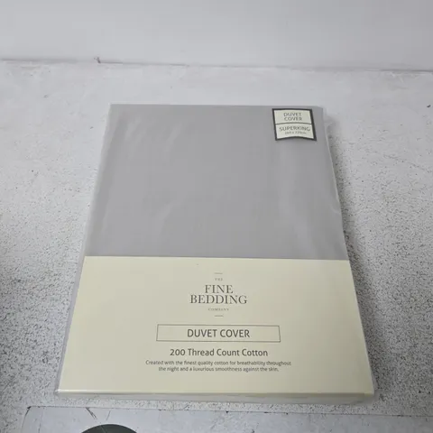 THE FINE BEDDING COMPANY DUVET COVER – SUPERKING 260 X 220 CM, 200 THREAD COUNT COTTON