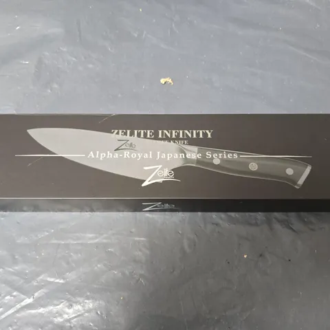 ZELITE INFINITY ALPHA-ROYAL JAPANESE SERIES KNIFE – 6" CHEF KNIFE, BOXED