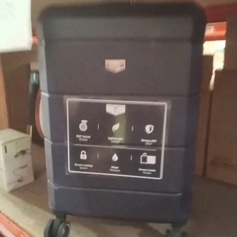 BRAND NEW HARD SHELL SUITCASE CASE NAVY BLUE 