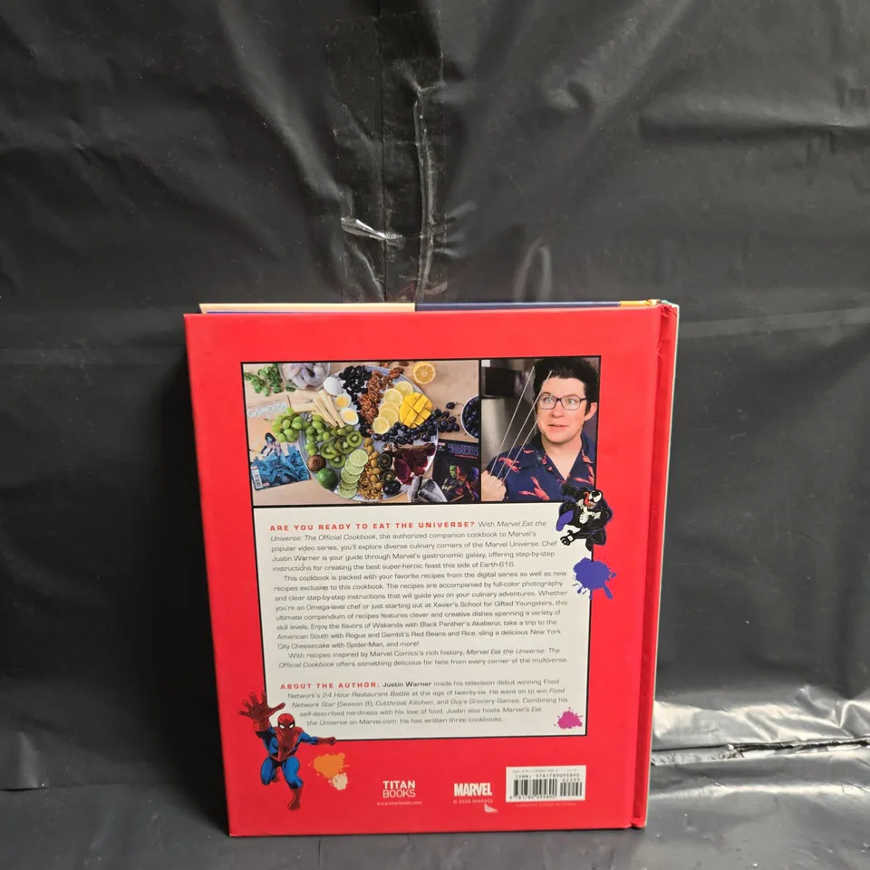 MARVEL EAT THE UNIVERSE: THE OFFICIAL COOKBOOK HARDCOVER - JUSTIN WARNER