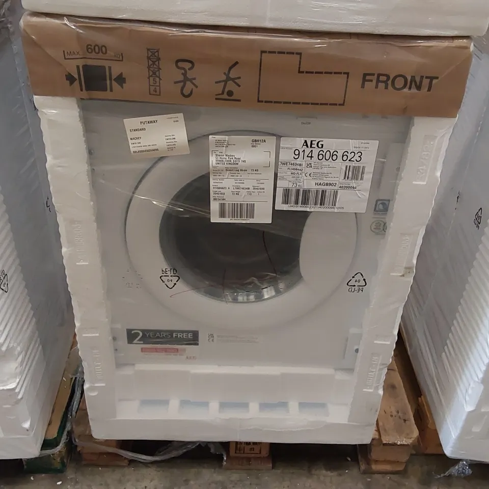 AEG L7WE74634BI 7000 PROSTEAM® CONDENSER 7 KG WASHER DRYER