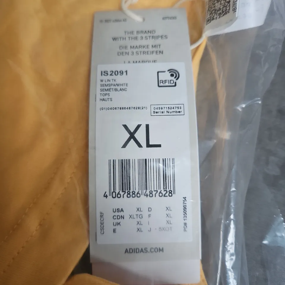 ADIDAS YELLOW VEST– SIZE XL