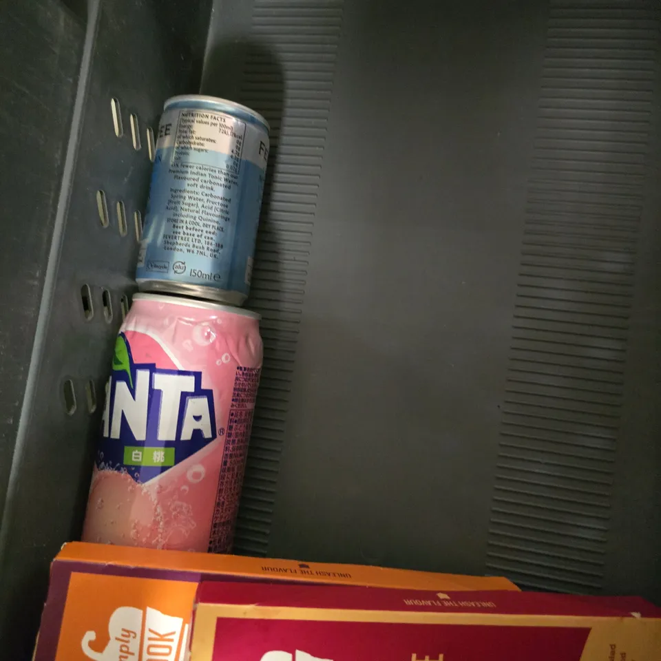APPROXIMATELY 8 ASSORTED FOOD & DRINK ITEMS TO INCLUDE - NUTELLA , FANTA , NESCAFE CAPPUCCINO ETC