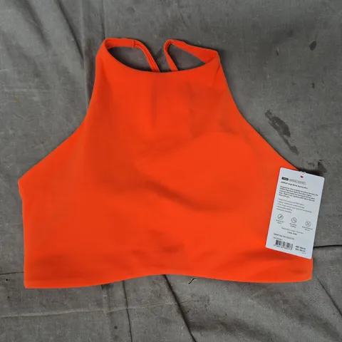 LSKD ULTRA ORANGE HIGH-NECK SPORTS BRA