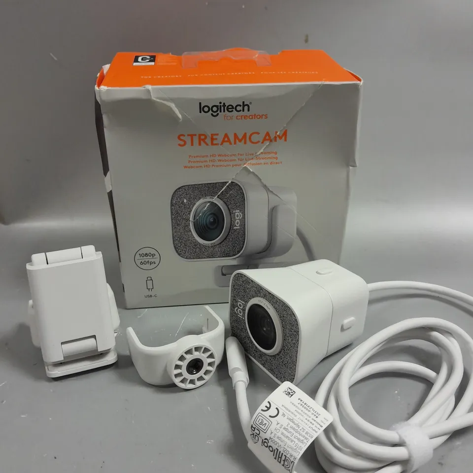 BOXED LOGITECH STREAMCAM PREMIUM HD WEBCAM 