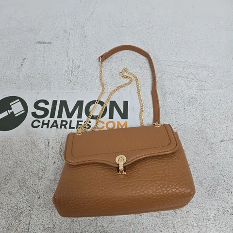 FRANK USHER LEATHER HANDBAG – TAN